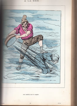 Le monde amusant. 5e + 6e+7e+8eme Albums. (Album lithographié colorié).Journal Amusant, des Modes Parisiennes et de la Toilette de Paris. GRÉVIN, ...