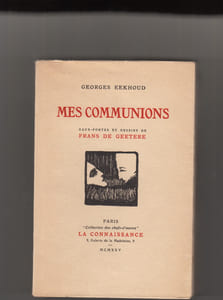 Mes communions.