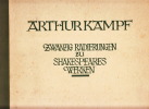 Zwanzig Radierungen zu Shakespeares Werken. Mit einer Einleitung von Hans Rosenhagen.. Kampf, Arthur:t