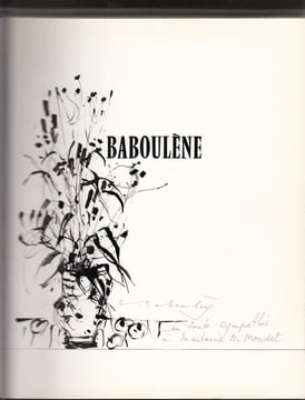 Baboulene,dessin original a la plume. Daleveze, Jean - Baboulene,dessin original a la plume