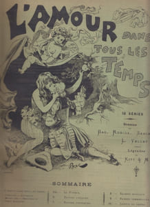L’amour dans tous les temps,dessins de BAC,ROBIDA,SAHIB,L.Vallet,