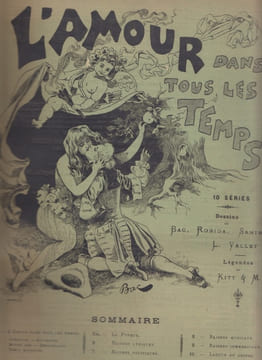 L’amour dans tous les temps,dessins de BAC,ROBIDA,SAHIB,L.Vallet,. N/A