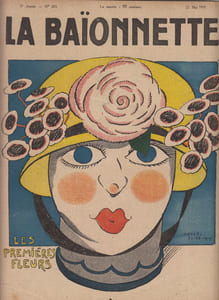 La Baïonnette, 2è série, N°203, Les premières fleurs.FALKE PIERRE
