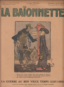La Baïonnette, 2è série, N°165, La guerre au bon vieux temps.