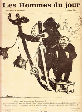 Les Hommes du jour. Dessins de A. Delannoy. Texte de Flax [puis de Victor Méric], Annales politiques, sociales, littéraires et artistiques.  Nos 1 à ...