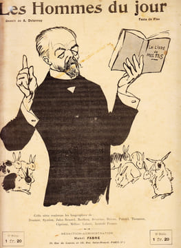 Les Hommes du jour. Dessins de A. Delannoy. Texte de Flax [puis de Victor Méric], Annales politiques, sociales, littéraires et artistiques.  Nos 1 à ...