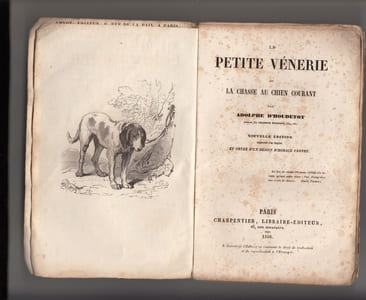 La petite vénerie.-Ou la chasse au chien courant. Avec un dessin d'Horace Vernet. Nouvelle edition augmentée d’un chapitre.