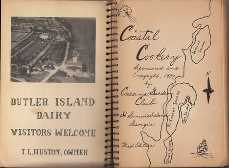 Coastal Cookery. Cassina Garden Club (Saint Simons Island, Ga.)