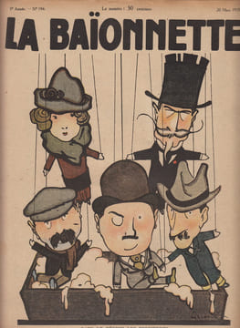 la baionnette N°194, 20 Mars 1919,dans le petrin les profiteurs. COLLECTIF