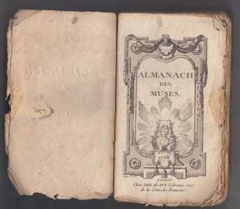 Almanach des Muses 1778 ou Choix des Poesies fugitives de 1777 -