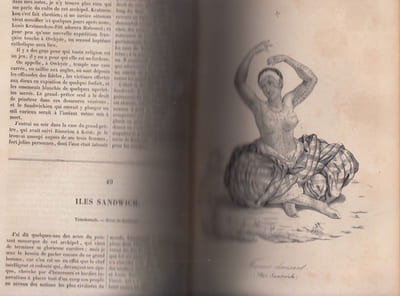 Voyage autour du monde par Jacques Arago nouvelle edition revue et augmentee Illustree de 61 Belles Estampes et Enrichie de Notes Scientifiques.Souvenirs d'un aveugle.