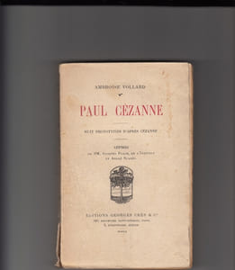Paul Cézanne ,Lettres de Jacques Flach ... et André Suarès.avec huit phototypies d'après Cézanne.