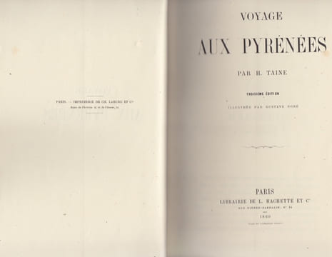 VOYAGE AUX PYRENEES. Troisième édition illustrée par Gustave Doré.. TAINE (Henri).