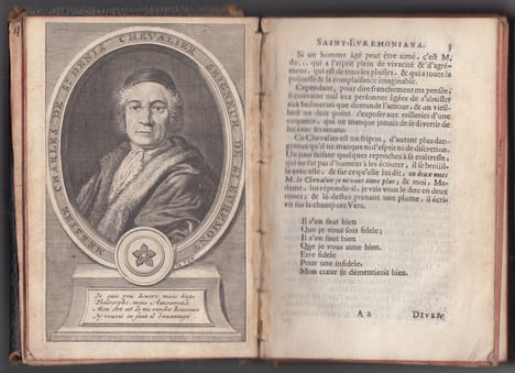 Saint-Evremoniana ou Recueil de diverses pièces curieuses. Avec des pensées judicieuses, de beaux traits d'histoire, et des remarques très utiles de ...