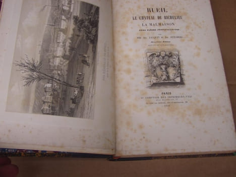 RUEIL LE CHATEAU DE RICHELIEU LA MALMAISON avec piéces justifivatives. JACQUIN Jul . / DUESBERG Jos.- Jules Jacquin & Joseph Duesberg