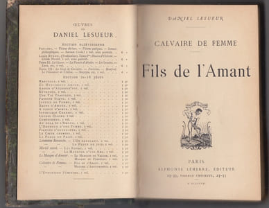 Calvaire de femme Le fils de l'Amant