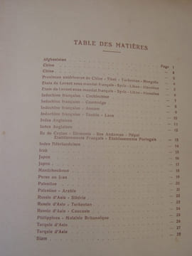 L'Asie : Album d'Images [enfantines à collectionner] Edité par le Chocolat Pupier , le meilleur chocolat français.. Chocolat Pupier