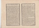 LE ROYAUME DE FRANCE suivant Observations de Mrs. de l'Academie Royale des Sciences- Carte gravée d'époque coloris époque avec feuillet de texte ...