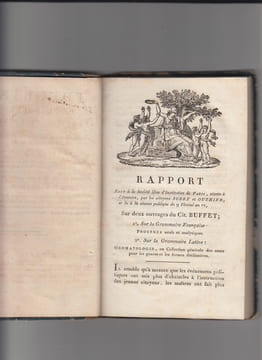 Theorie des langues française et latine ou procédés neufs et analytiques ,suivis d'un abregé de syntaxe latine. Buffet J.M.