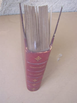 Cent Proverbes -Texte par trois têtes dans un bonnet.- planches en couleurs.. GRANDVILLE, QUITARD Pierre-Marie (1792-1882).etc