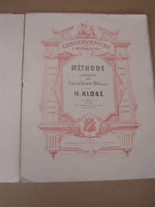 Méthode complète de saxophone - alto : (mi bémol).Musique imprimée, 2 parties, complet