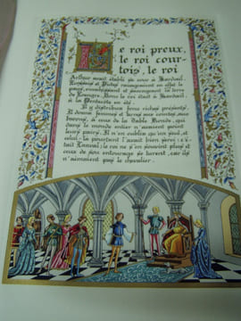 Les Lais de Lanval - Le conte de Lanval,illustrations de Lucy Boucher.Adaptation en français moderne de Paul Tuffrau. Illustrations et enluminures de ...