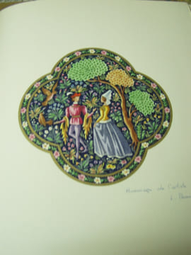 Les Lais de Lanval - Le conte de Lanval,illustrations de Lucy Boucher.Adaptation en français moderne de Paul Tuffrau. Illustrations et enluminures de ...
