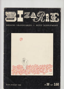 BIZARRE - N°15 juin-juillet 1960 - Dessins inavouables - Petit supplément.