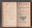 LETTRES DE LA MARQUISE DE M*** au COMTE DE R***. CREBILLON (Claude le fils)