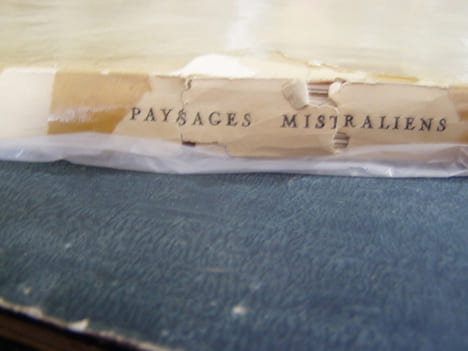 PAYSAGES MISTRALIENS. MAURRAS, Charles