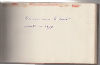 FREGATE ECOLE IPHIGENIE CAMPAGNE 1890-91,manuscrit marine ecole navale : exercices sur la carte éxecutés en 1897