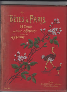 Les Bêtes à Paris : 36 sonnets par Ernest d'Hervilly, illustrés par G. Fraipont