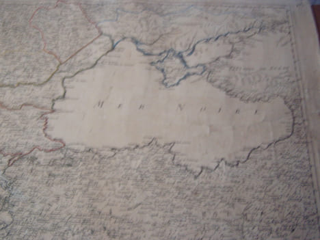 carte La Turquie d'Europe ou se trouve la Moldavie et les environs de la Mer-Noire suivant les nouvelles observations ,Document cartographique / Par ...