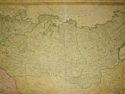 Carte de l'Empire de Russie & de la Grande Tartarie dressee avec soin par F. L. Gussefeld & publiee par les Herit. de Homann, l'an 1786