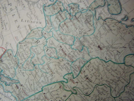 Carte de l'Empire de Russie & de la Grande Tartarie dressee avec soin par F. L. Gussefeld & publiee par les Herit. de Homann, l'an 1786. Empire de ...