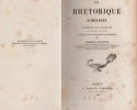 LA RHETORIQUE D'ARISTOTE, TRADUITE EN FRANCAIS. BONAFOUS NORBERT, 