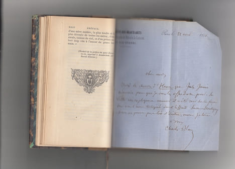 LES OEUVRES D'HORACE, POÈTE LATIN DU SIÈCLE D'AUGUSTE. ODES, SATIRES, ÉPÎTRES, ART POÉTIQUE.exemplaire truffé de 2 lettres autographes signées,l'une ...