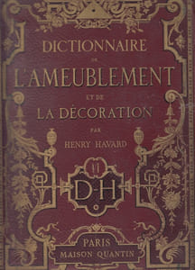 DICTIONNAIRE DE L'AMEUBLEMENT ET DE LA DECORATION DEPUIS LE XIII EME SIECLE JUSQU'A NOS JOURS EN 4 TOMES (1+2+3+4 - COMPLET).