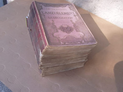 DICTIONNAIRE DE L'AMEUBLEMENT ET DE LA DECORATION DEPUIS LE XIII EME SIECLE JUSQU'A NOS JOURS EN 4 TOMES (1+2+3+4 - COMPLET).. HAVARD HENRY