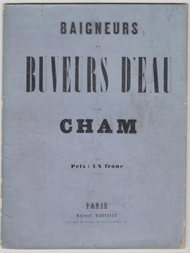 Baigneurs et buveurs d'eau.Album.. CHAM.- (Pseud. d' Amédée Charles Henri de Noé)