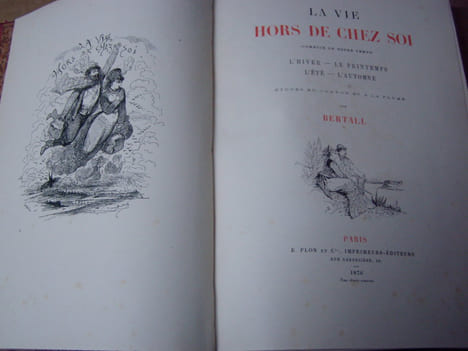 LA VIE HORS DE CHEZ SOI. L'HIVER, LE PRINTEMPS, L'ÉTÉ, L'AUTOMNE. La Comédie de notre temps.Deuxième série:;ENVOI autographe signé de l'AUTEUR ,trés ...