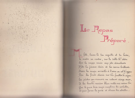 Aux flancs du vase,édition inconnue manuscrite. Albert Samain