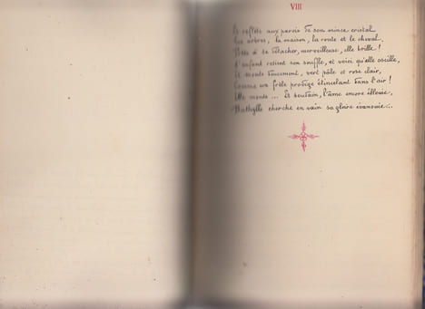 Aux flancs du vase,édition inconnue manuscrite. Albert Samain