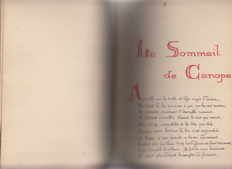 Aux flancs du vase,édition inconnue manuscrite. Albert Samain