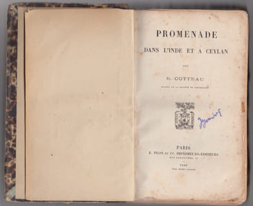 Promenade dans l'Inde et à Ceylan.première édition.