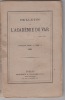 Bulletin de l'Académie du Var - tome X,1881 ,2 fascicules : 1ere et 3eme partie. Académie du Var