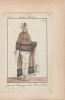 Chapeau de paille,garni d'une échelle de rubans ,costume parisien N° 102 an 7 (1798), eau-forte aquarellée. Le Journal des Dames et des Modes, Costume ...