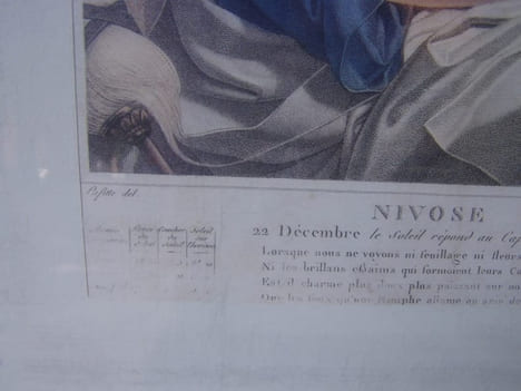 Nivose : 22 décembre. Le soleil répond au Capricorne ... :  coloriée] Prints of the French Revolution.. Salvatore Tresca; Louis Lafitte -  calendrier ...
