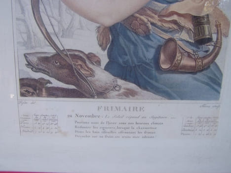 Frimaire : 22 novembre. Le soleil répond au Sagittaire ... : [estampe originale coloriée] Prints of the French Revolution.. Salvatore Tresca; Louis ...