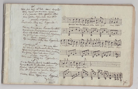 RECEUIL MANUSCRIT de romances partitions manuscrites (arrangements pour guitare). collectif